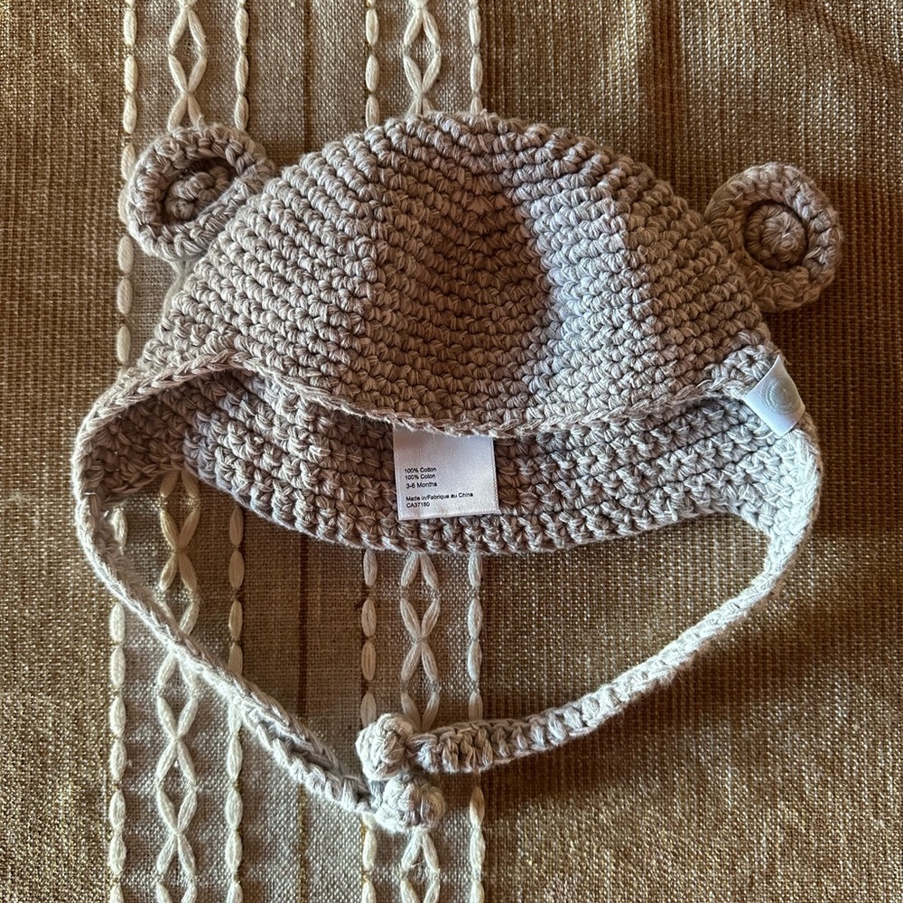Baby beba bean mouse hat